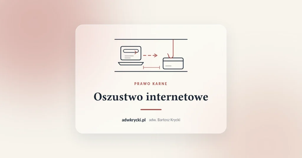 Grafika artykułu: Oszustwo internetowe