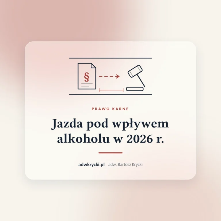 Grafika artykułu: Jazda pod wpływem alkoholu w 2026 r.