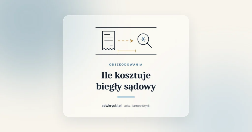 Rachunek i waga, ile kosztuje biegły sądowy i kto płaci zaliczkę na opinię