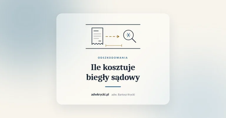 Rachunek i waga, ile kosztuje biegły sądowy i kto płaci zaliczkę na opinię