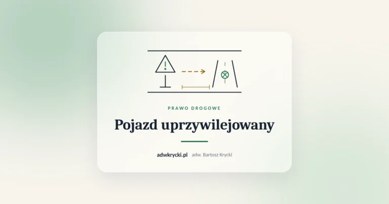 Znak drogowy i skrzyżowanie, pojazd uprzywilejowany i kolumna rządowa, pierwszeństwo