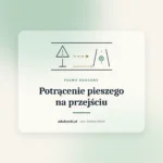 Przejście dla pieszych i znak drogowy, potrącenie pieszego na przejściu