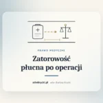 Karta obserwacji pacjenta po operacji, zatorowość płucna i odpowiedzialność szpitala